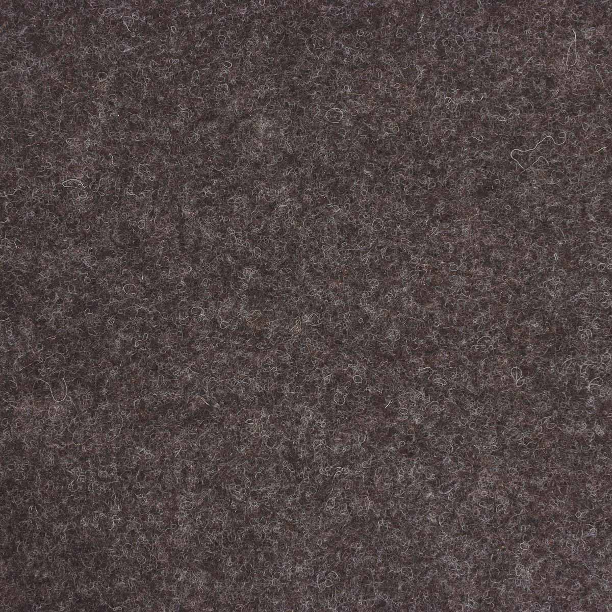 Coupon de tissu en feutrine marron foncé, épaisseur 2mm, dimensions 0,50x1,55m, tissu polyvalent pour bricolage.