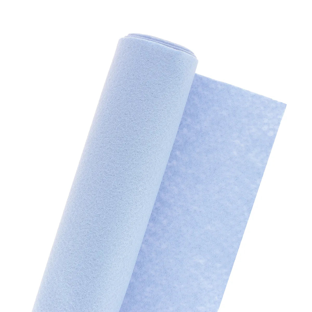 Tissu feutrine pour doublure bleu clair. Tissu doublure 1 mm d'épaisseur, 0,50 x 0,90 m