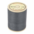 Bobine de 750m de fil cordonnet 100% polyester "AU CHINOIS" gris, idéal pour couture et mercerie, diamètre 0,63mm