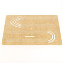 Gabarit Tandy Leather pour trous ronds et ogives pour ceintures, outil de couture en cuir avec différentes tailles.