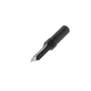 Lame acier pour couteau à ouvrir - Lame droite 1/4" - Fixation 7/32"