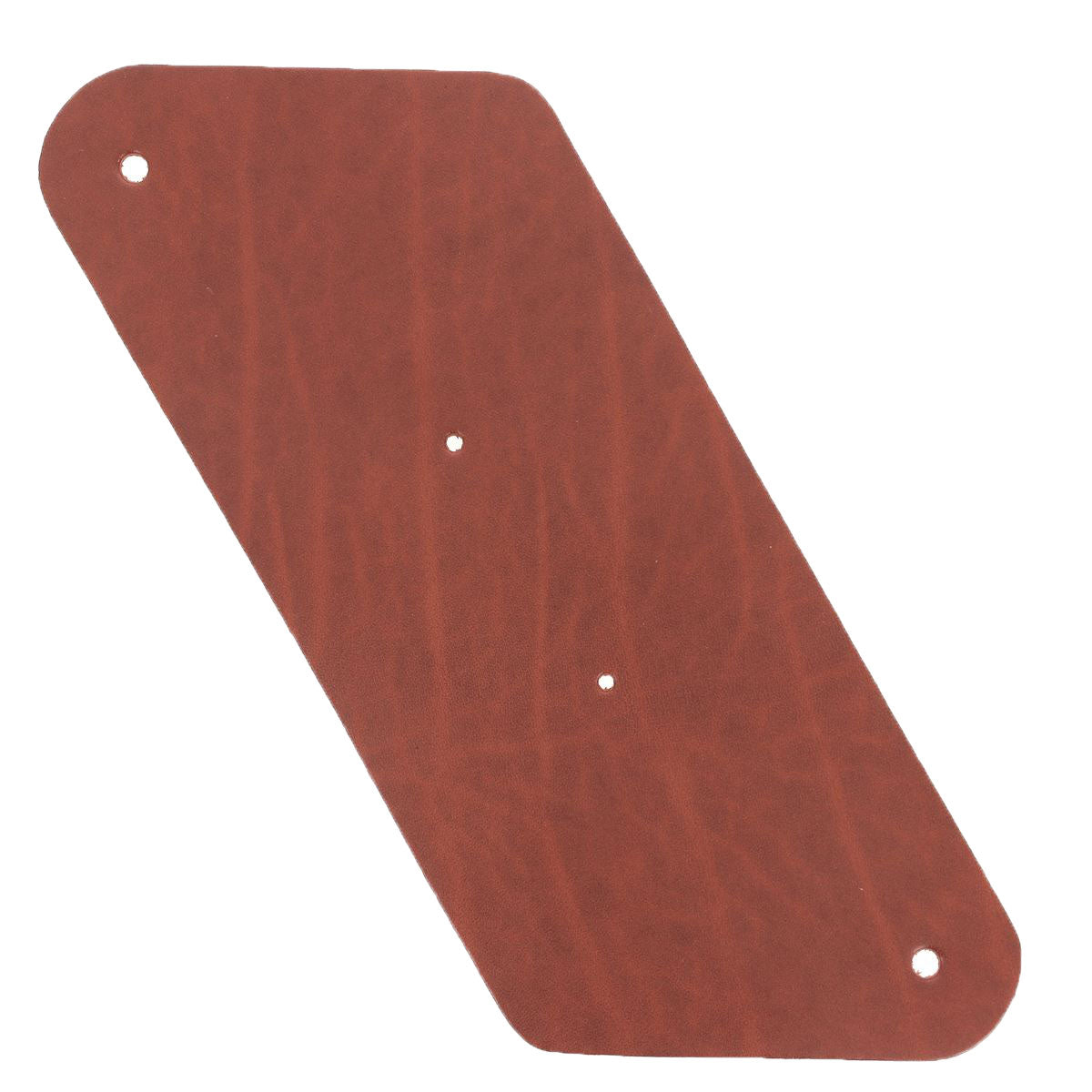 Découpe de cuir grand porte-monnaie triangle en cuir sauvage cognac de la marque Deco Cuir.