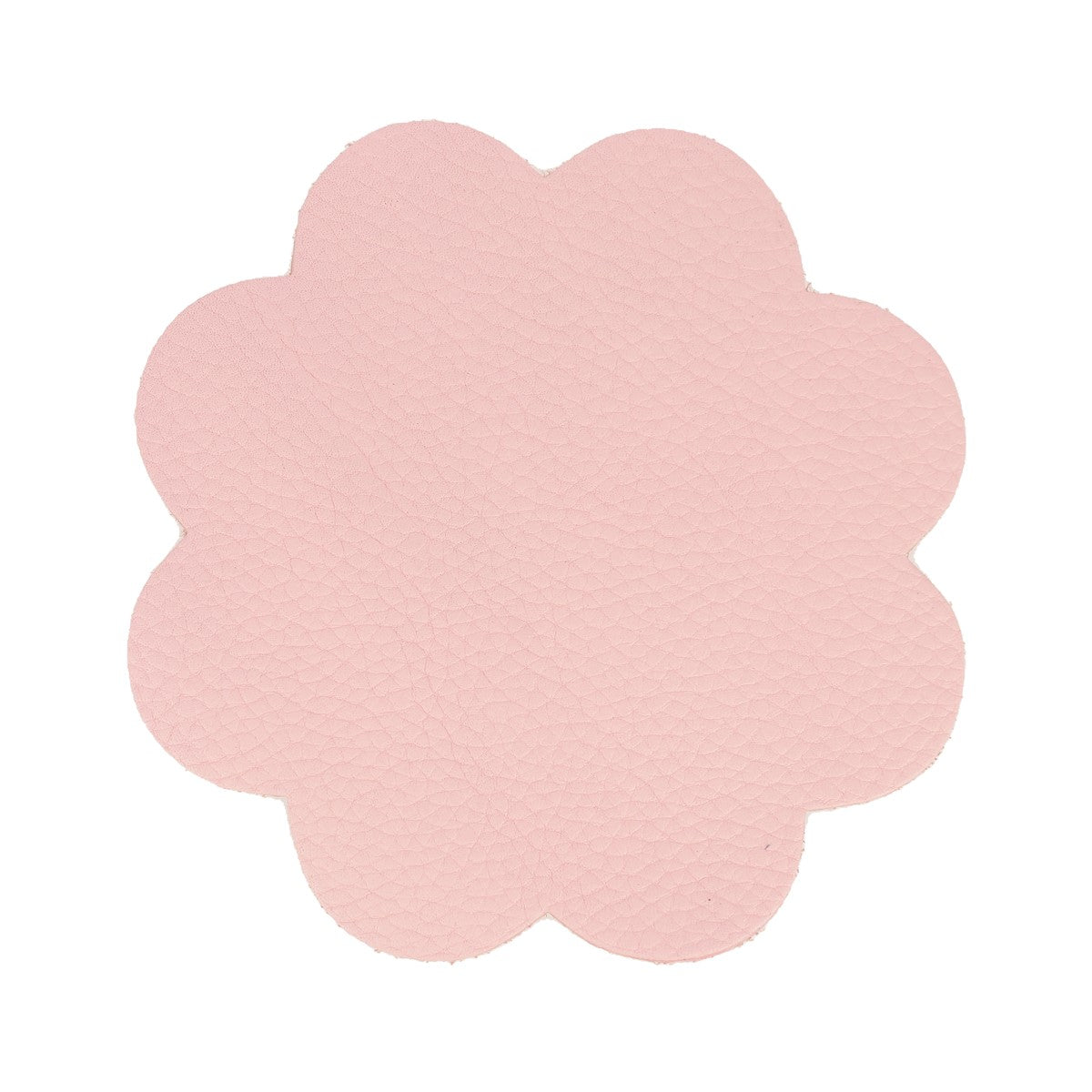 Découpe en cuir Deco Cuir de forme fleur à 8 pétales, utilisée pour la décoration ou la création artisanale.