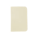 Porte-cartes double en cuir or clair KitenCuir avec fil crème, kit DIY pour créations de porte-cartes élégantes en cuir.
