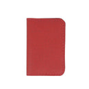 Kit porte-cartes en cuir double rouge, création facile, niveau débutant