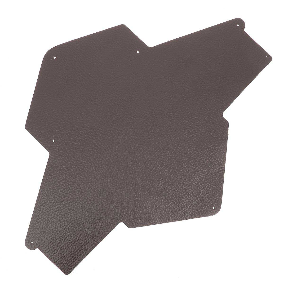 Pochette enveloppe en cuir chocolat de Deco Cuir, kit DIY pour personnaliser cette pochette élégante en cuir.