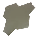 Pochette enveloppe en cuir vert kaki de Deco Cuir, idéale pour personnalisation, dans un style kits DIY pour créations.