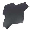 Pochette enveloppe en cuir noir Deco Cuir pour DIY, création personnalisée, visible avec fermeture et détails de couture.