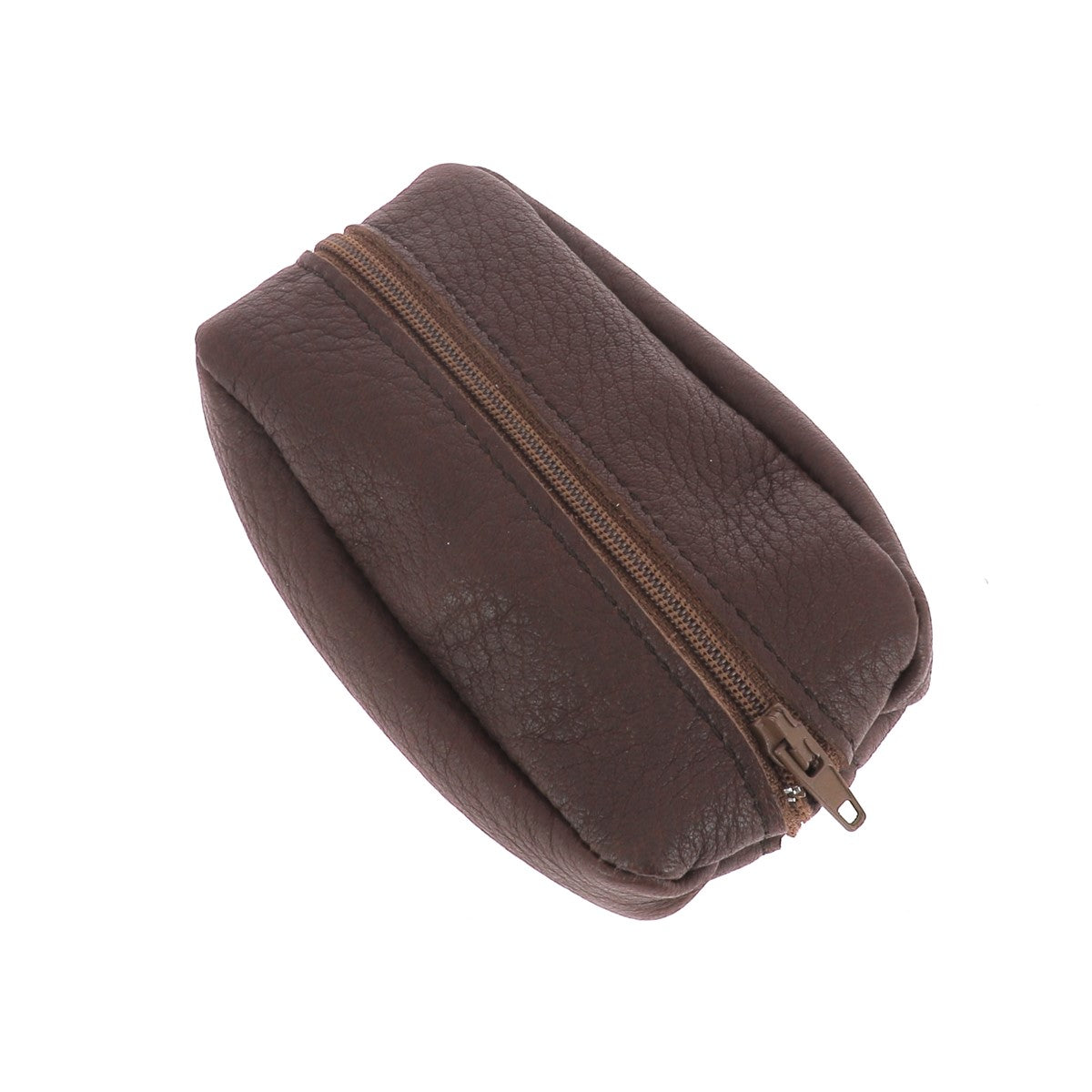 Kit porte-monnaie en cuir grain de café et chocolat de Deco Cuir, découpes de cuir pour création de petit porte-monnaie.