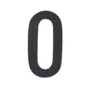 Découpe de chiffre autocollante en cuir noir de la marque Deco Cuir, application facile sur diverses surfaces.