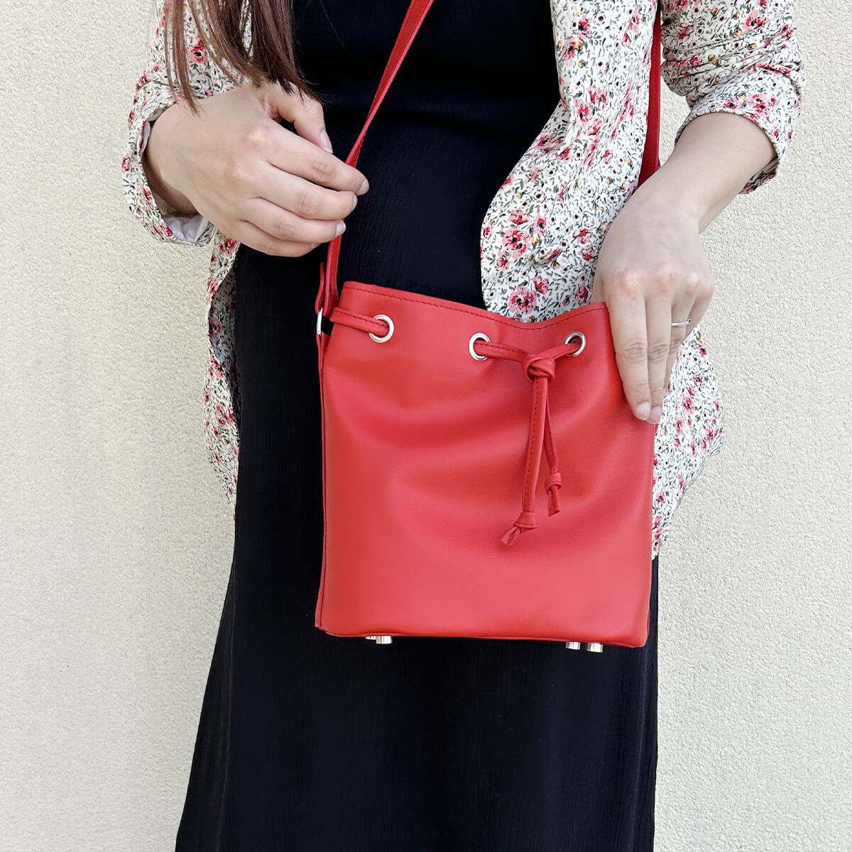 sac seau en cuir tutoriel
