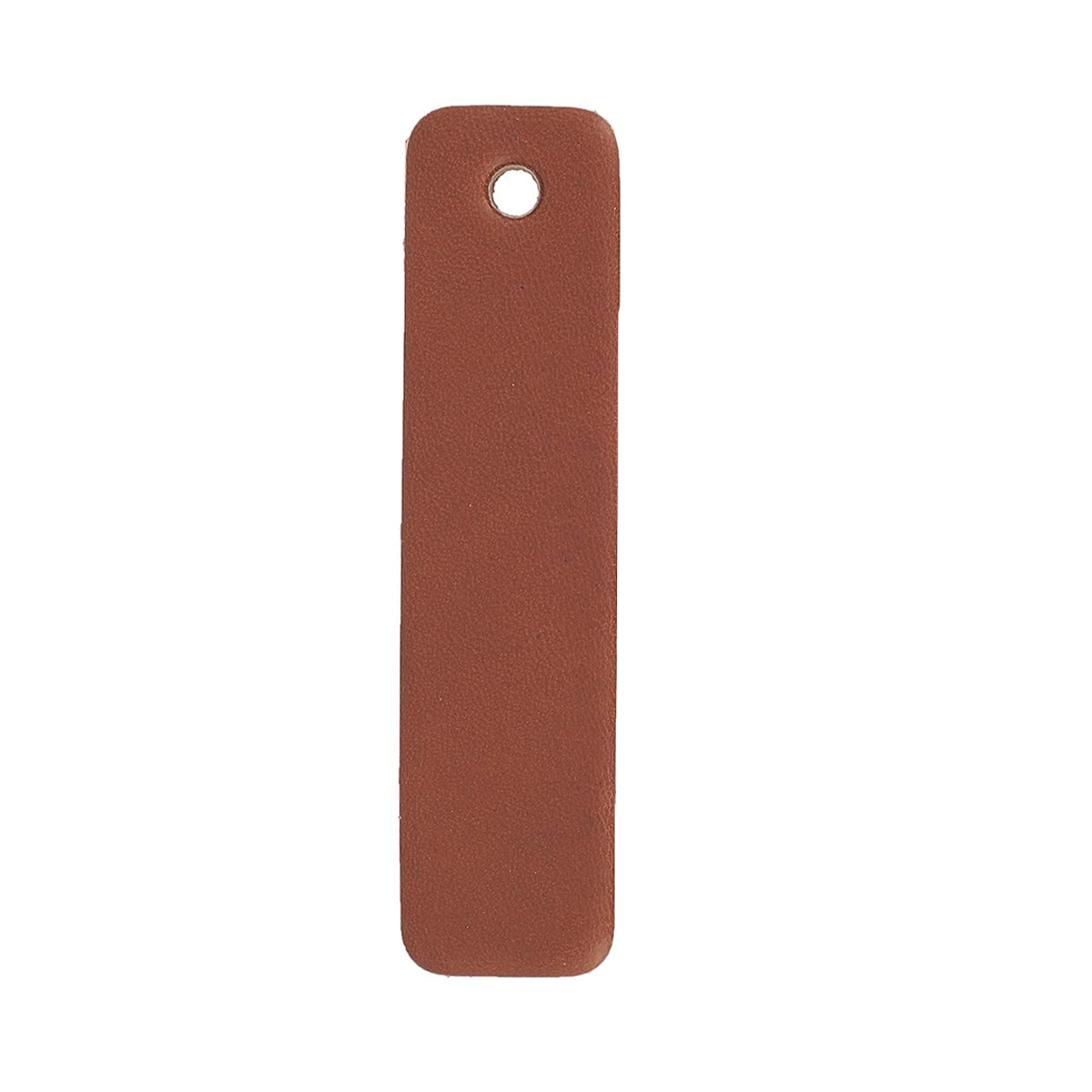 Découpe LANGUETTE en cuir teinté pour porte-clés, conçue par Deco Cuir, rectangle et idéale pour accessoires en cuir.
