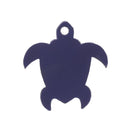 Découpe en cuir en forme de tortue pour porte-clés, fabriquée par Deco Cuir, avec détails précis et finition soignée.