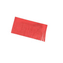 Découpe POMPON pour porte-clés en cuir rouge métallisé de Deco Cuir, décoration en cuir pour accessoires.