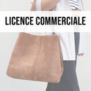 Patron de sac à main Séverine en papier de Deco Cuir, modèle pour création de sac en cuir élégant et pratique.