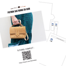 Patron Sac Roma de Deco Cuir, livre de modèles pour créer un sac en cuir avec instructions illustrées.