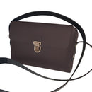 Kit complet pour réaliser une pochette en cuir marron foncé. Kit DIY conçu par Deco cuir pour les débutants, ne nécessite pas de couture