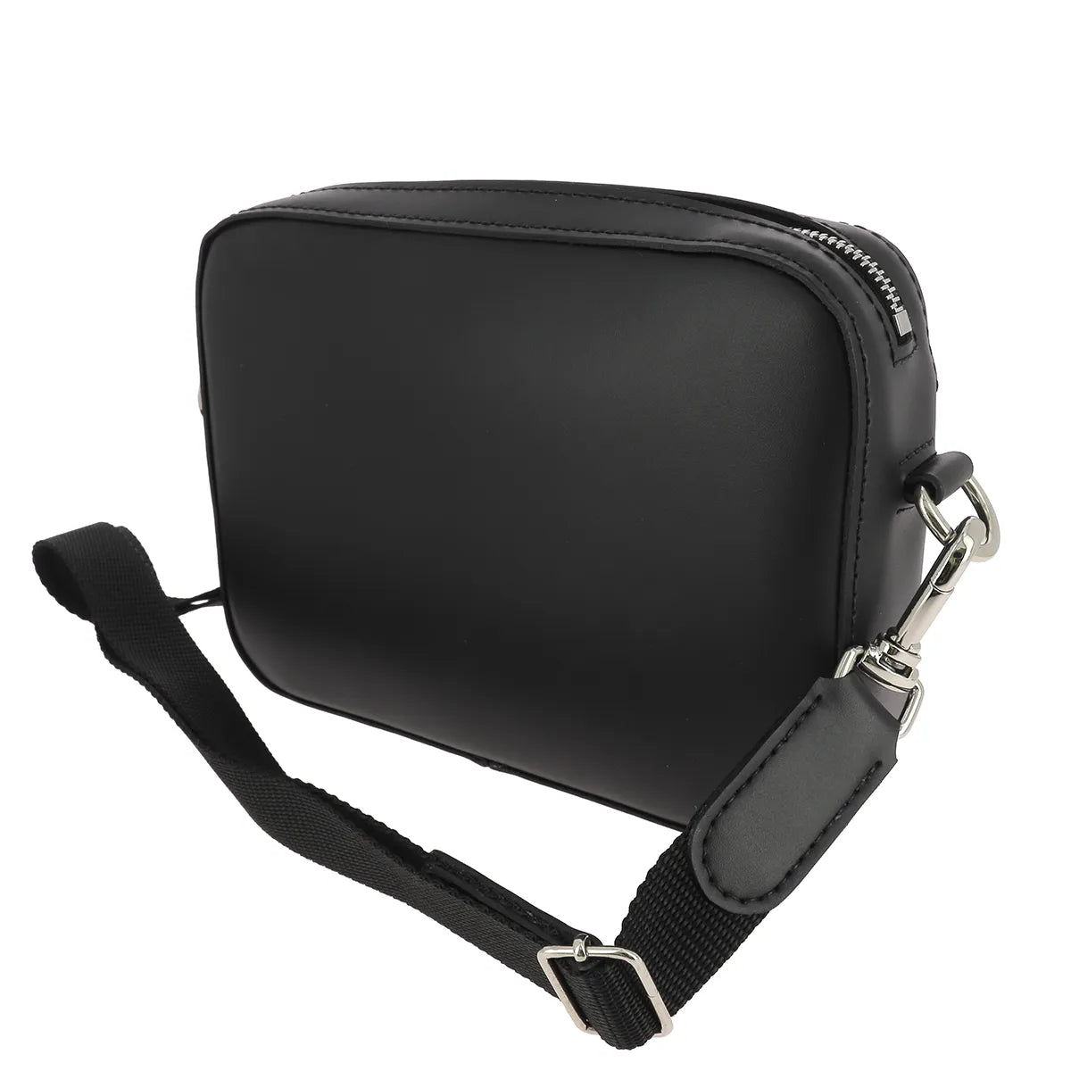 Sacoche en cuir noir pour homme ou femme Le Nomade, modèle Deco Cuir, à coudre soi-même