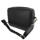 Sacoche en cuir noir pour homme ou femme Le Nomade, modèle Deco Cuir, à coudre soi-même