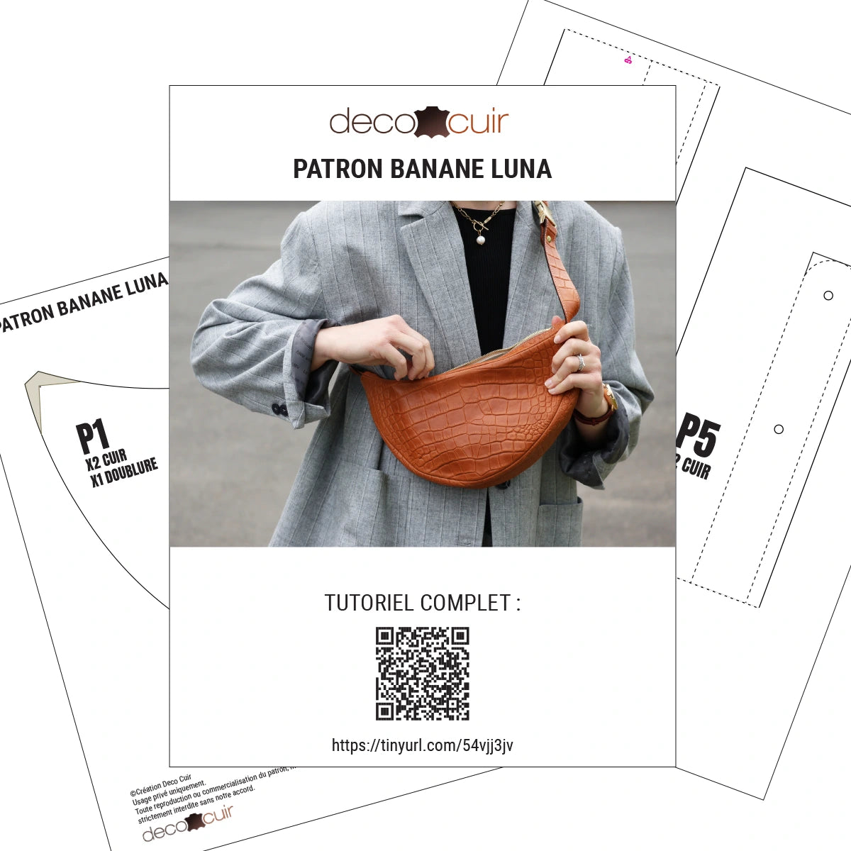 Patron sac banane Luna