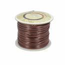 Lacet synthétique IMPÉRIAL Plat 3mm, en cuir, sur bobine de 45 mètres, pour chaussures ou projets de bricolage.
