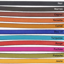 Lacet en cuir plat noir de 10 mm de largeur, tranché, longueur 10 cm, pour chaussures ou accessoires, de marque Autres.