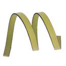Lacet en cuir plat noir de 10 mm de largeur, tranches, longueur 10 cm, pour chaussures, de marque Autres.
