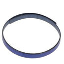 Lacet en cuir plat noir de 10 mm de largeur, tranché, mesurant 10 cm, pour chaussures, fabriqué par Autres.
