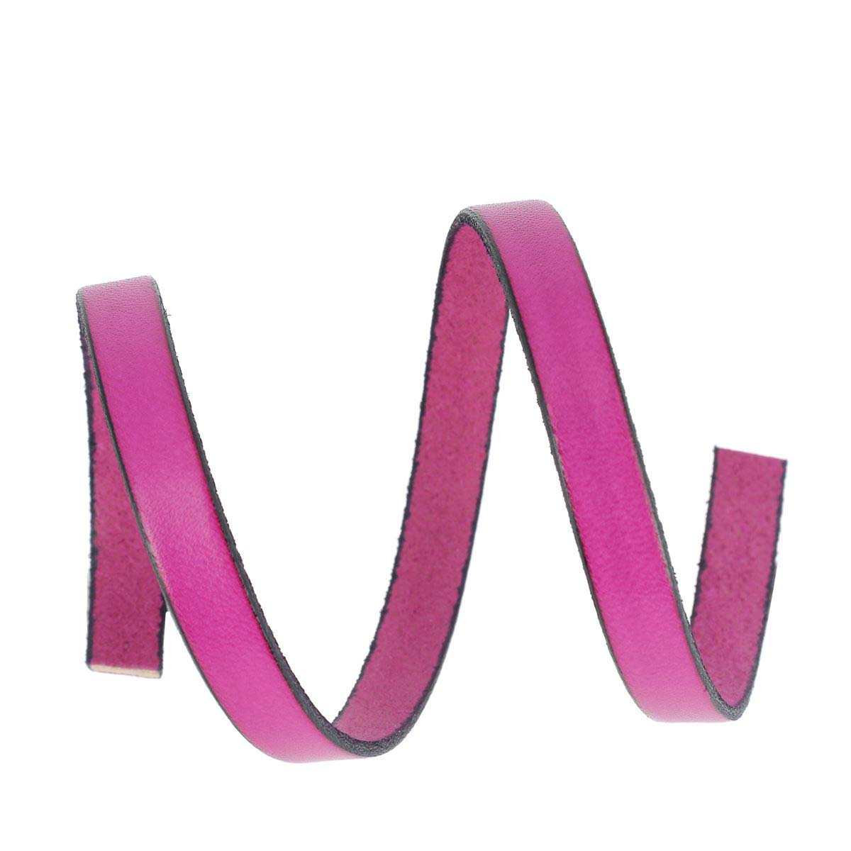 Lacet en cuir plat de 10 mm, tranches noires, longueur 10 cm, pour chaussures, de marque Autres