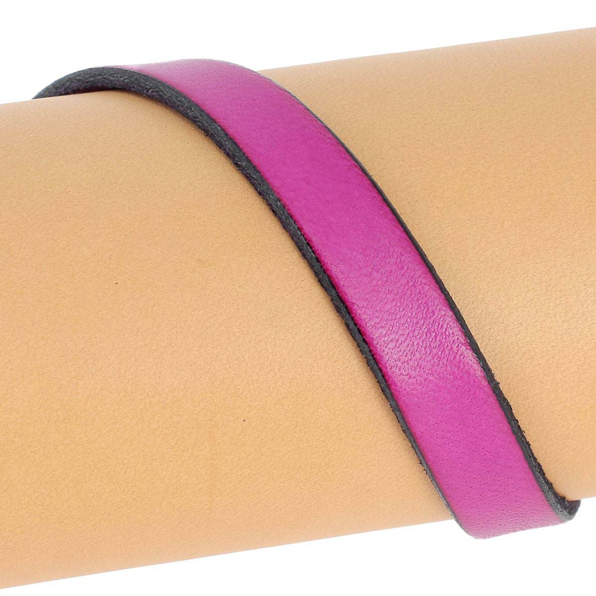 Lacet en cuir plat noir de 10 mm de large, tranche fine, long de 10 cm, pour chaussures, en cuir, de la marque Autres.