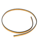 Lacet en cuir plat noir de 5 mm, tranche fine, longueur 10 cm, pour chaussures, fabriqué par d'autres marques.