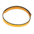 Lacet en cuir plat noir de 10 mm de large, tranché, longueur 10 cm, pour chaussures, de marque Autres.