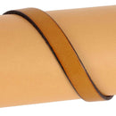 Lacet en cuir plat 10 mm noir, tranché, de 10 cm, pour chaussures, fabriqué par Autres.