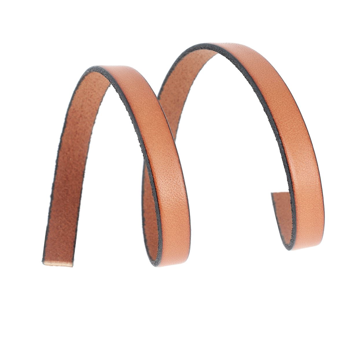 Lacet en cuir plat noir de 10 mm de 10 cm, conçu pour chaussures, avec tranches noires, par Autres.