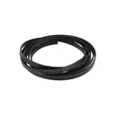Lacet en cuir teinté effet délavé de 3mm de large, modèle plat de la marque Deco Cuir, visible en image.