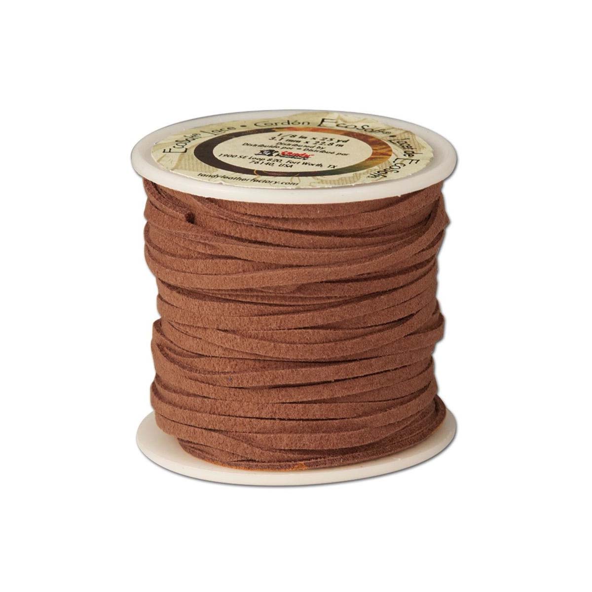 Lacet synthétique en microfibre plat de 3mm de large, bobine de 22 mètres, pour chaussures en cuir.