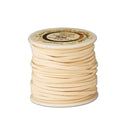 Lacet synthétique en microfibre plat de 3 mm de large, bobine de 22 mètres, pour chaussures en cuir.