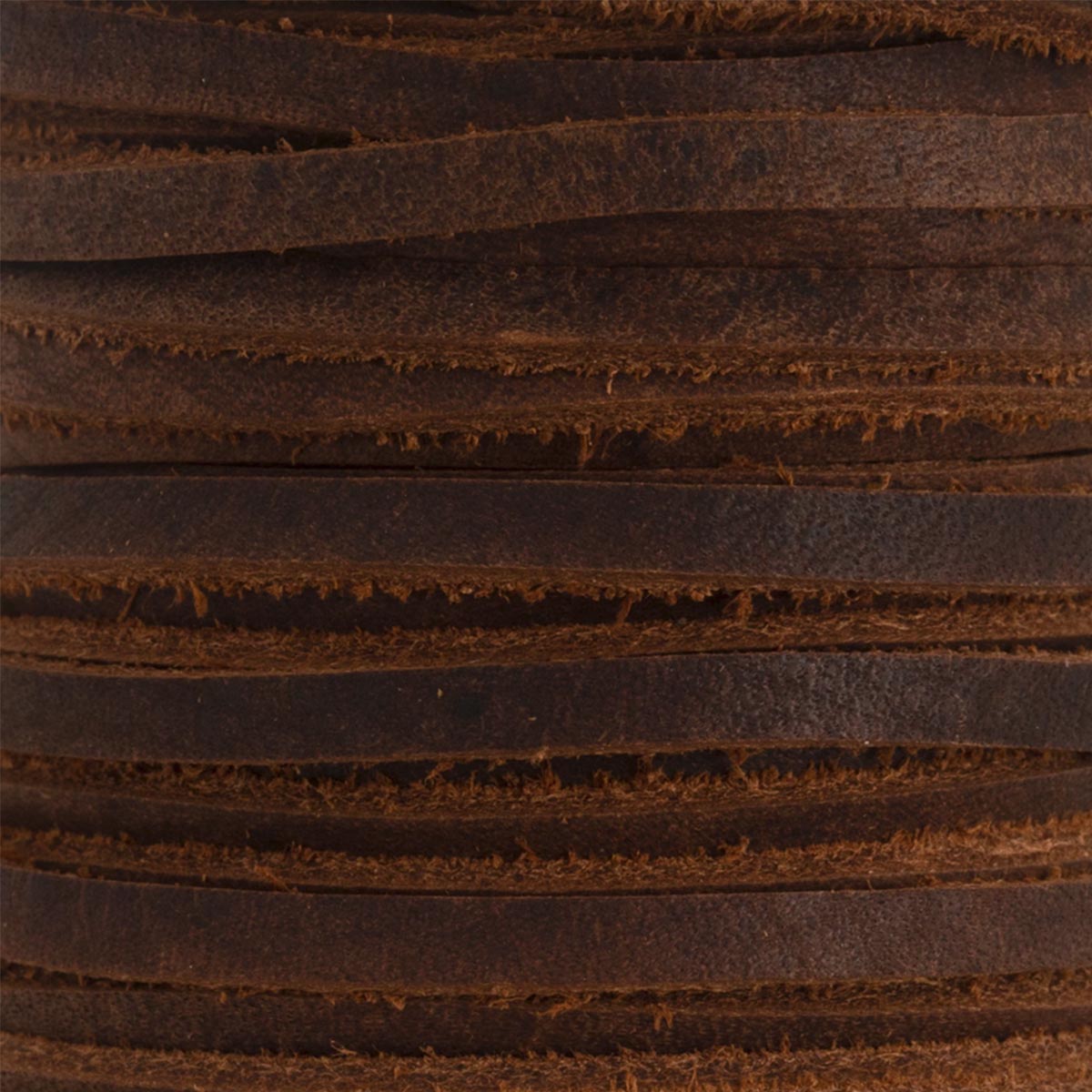 Lacet en cuir plat tanné à l'huile Kodiak de Tandy Leather, largeur 4mm, bobine de 15m, pour chaussures ou accessoires.