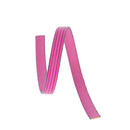 Lacet en cuir plat effet 4 bandes de 10mm de couleur fuchsia, pour chaussures, marque Autres.