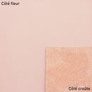 Peau de cuir de vachette SUAVE rose dragée, texture douce et souple, pour confection ou décoration.