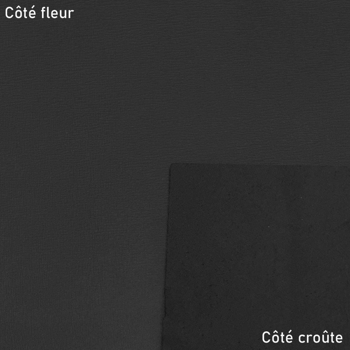 Peau de cuir de veau DIVA - NOIR J48