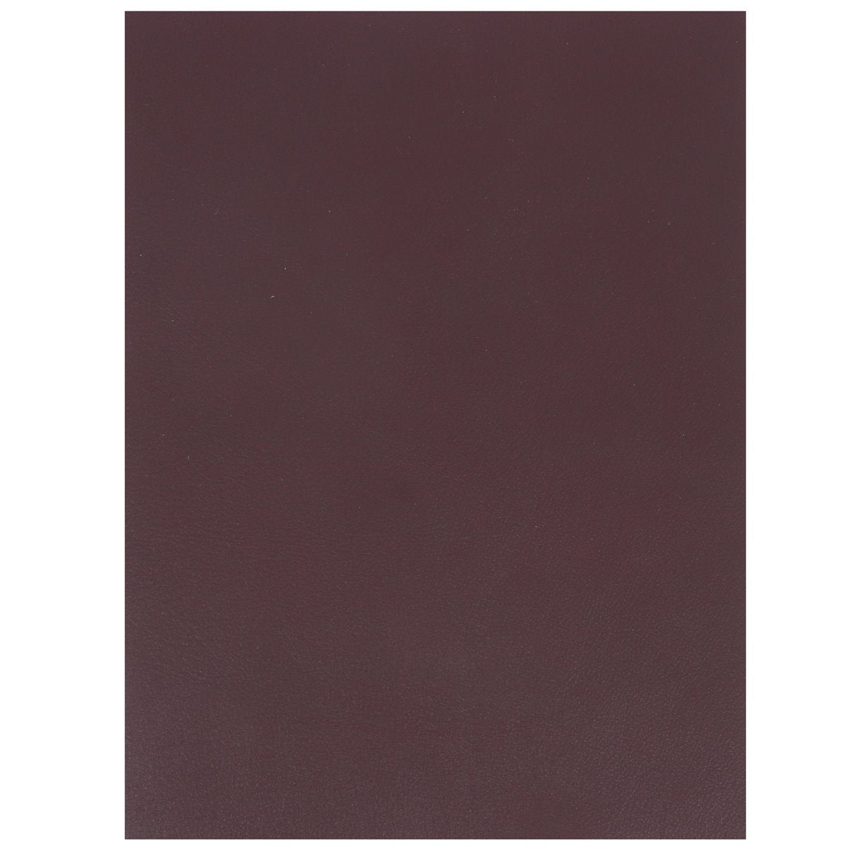Morceau de cuir d'agneau prune autocollant, texture souple, idéal pour projets de couture ou décoration.