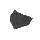 Echantillon de cuir de chèvre noir grainé LPJ99