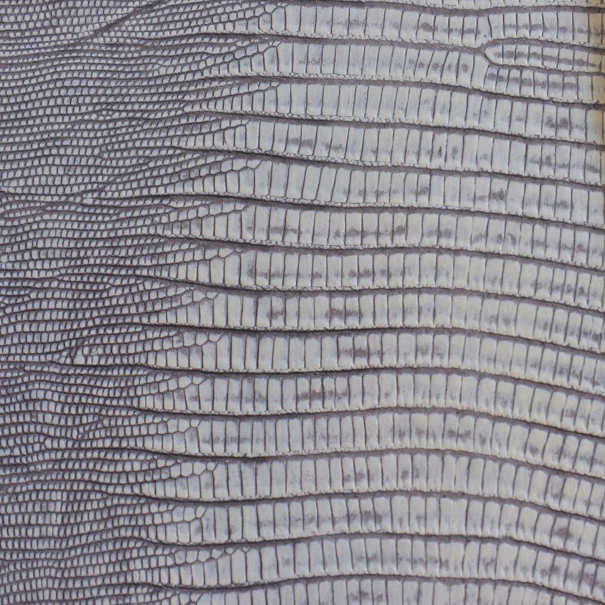 Peau de cuir de veau imitation serpent - BLEU GRIS L26