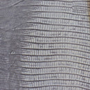 Peau de cuir de veau imitation serpent - BLEU GRIS L26