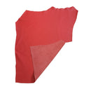 Peau de cuir de vachette grainé rouge, texture visible, pour projets de maroquinerie ou couture, de marque Autres.