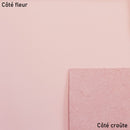 Morceau de cuir de vachette SATINATO rose pâle, texture lisse et satinée, pour artisanat ou couture, de marque Autres.