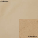 Peau de cuir de vachette Satinato beige, texture lisse et élégante, pour projets de maroquinerie ou décoration.