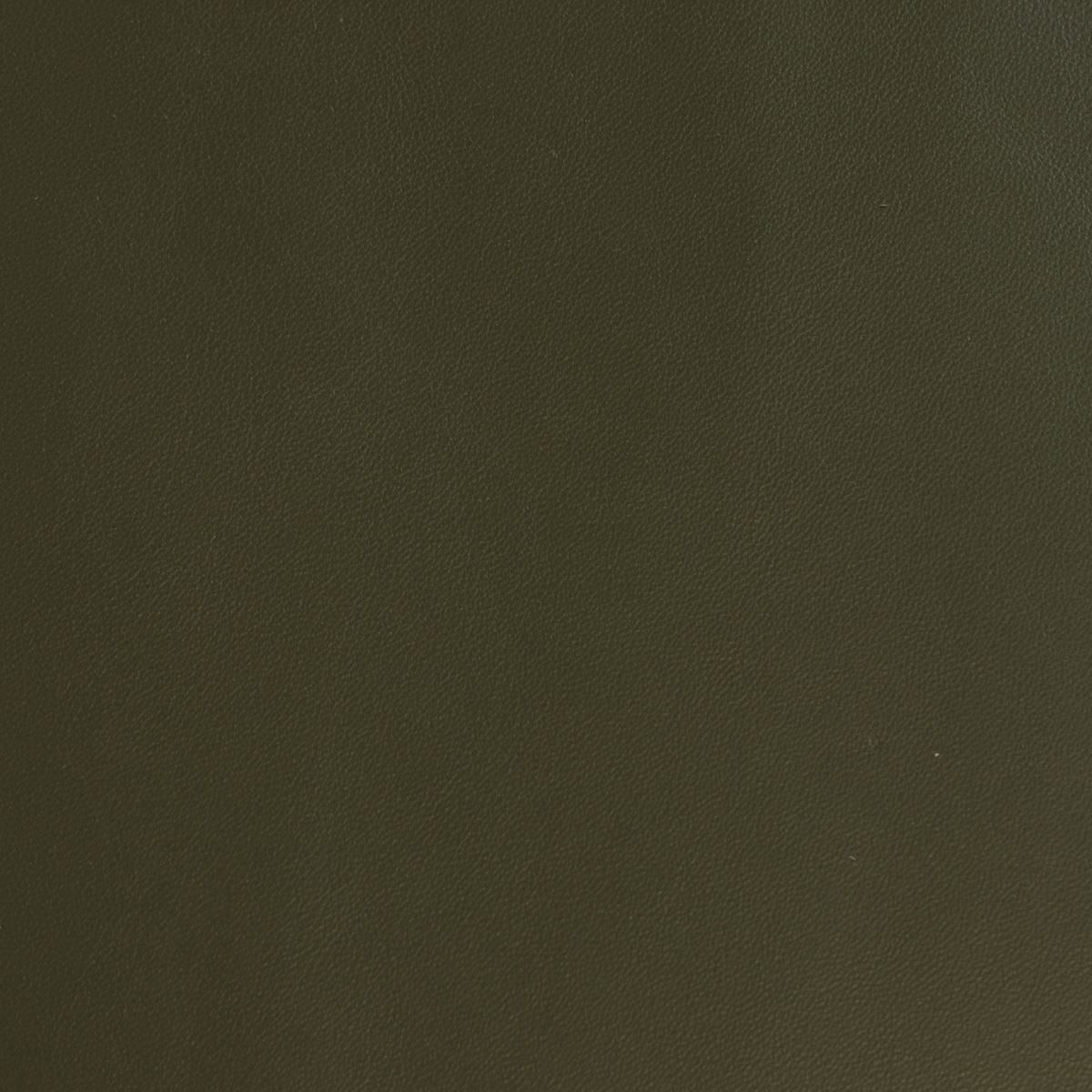 Morceau de cuir de vachette SUAVE vert kaki, souple et durable, pour couture ou artisanat, image montrant la texture et la couleur du cuir.