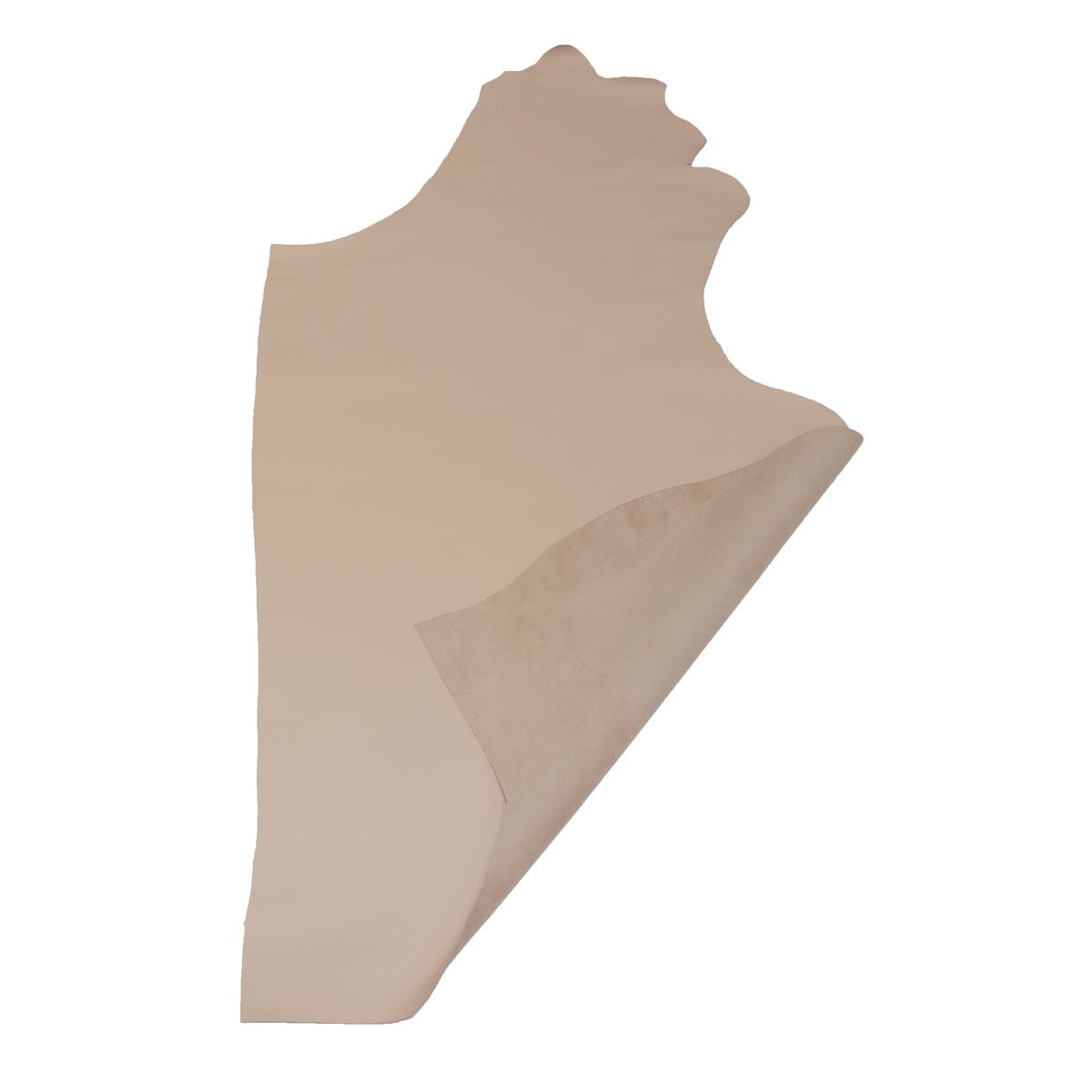 Peau de cuir de vachette SUAVE beige de qualité, vue détaillée, texture douce et souple, fabriquée par Autres.